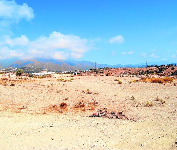 Parcela en la que se empezará a construir el CHARE después de su licitación. 