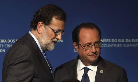 Rajoy y Hollande se reunirán el próximo día 20 en Málaga. 