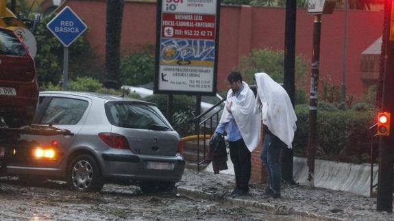 ¿Cuánta lluvia cayó en Málaga capital?