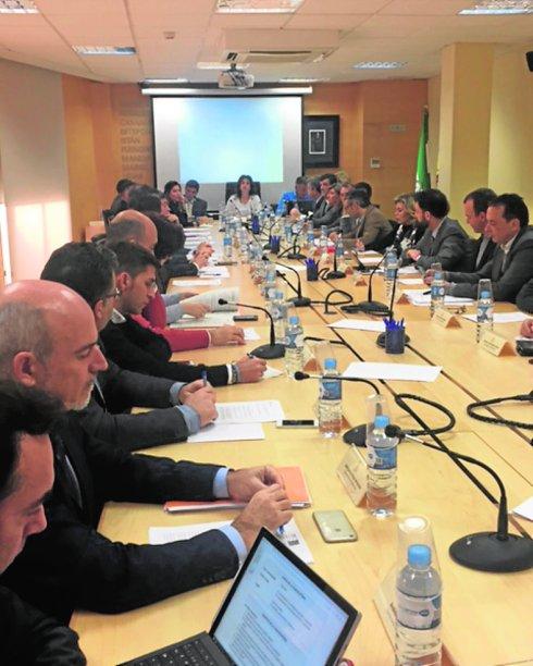Reunión de la Asamblea de la Mancomunidad en el día de ayer. 