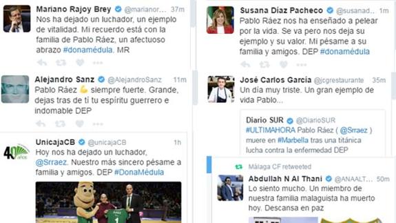 Continúan las alabanzas y los mensajes de despedida para Pablo Ráez en las redes sociales