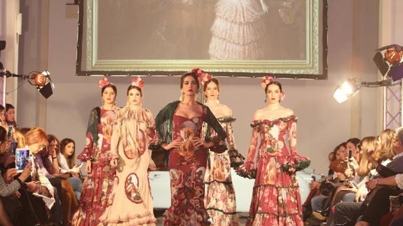 Traje Flamenca Écija Negro Señora