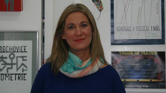 Arantxa Triguero, presidenta de Málaga Acoge