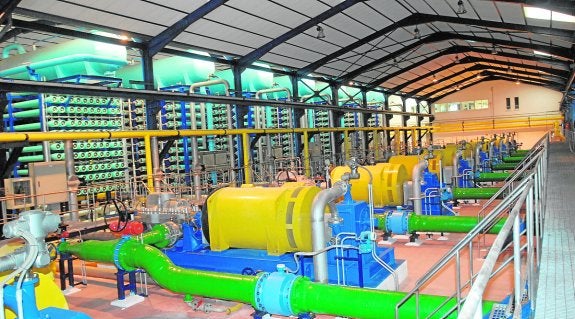 Planta desaladora de Marbella. 