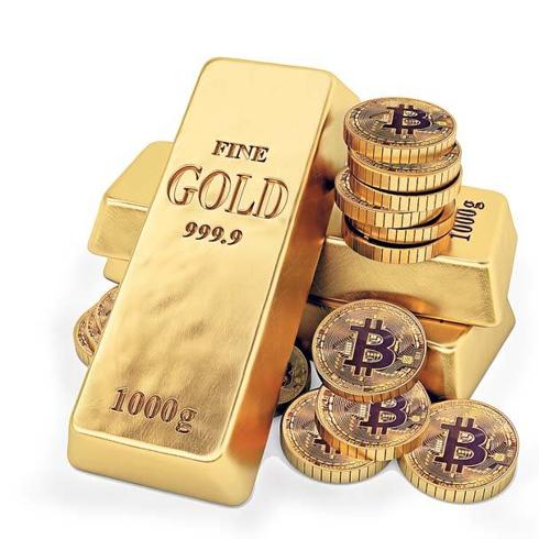 El bitcoin se codea con el oro