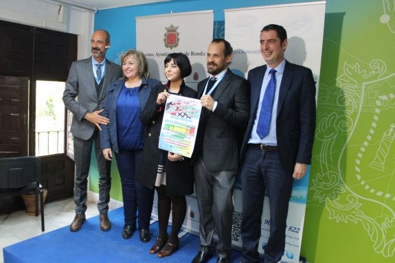Barriga y miembros de la consultoría Electry Consulting.  v. m. 