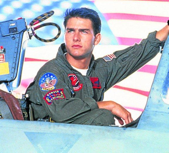 Tom Cruise, en 'Top Gun'. .