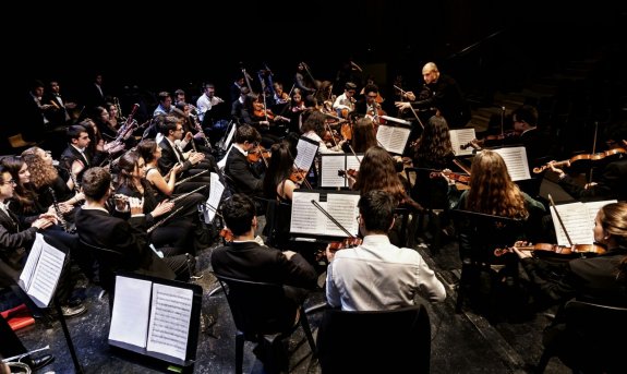 La Joven Orquesta Provincial de Málaga, en concierto. :: Uriel Schoham