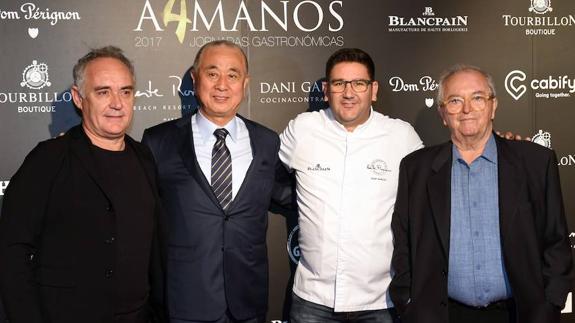 Ferran Adrià, Nobu, Dani García y Juan Mari Arzak