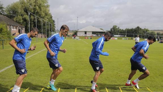 Jugadores en la pretemporada del año pasado. 
