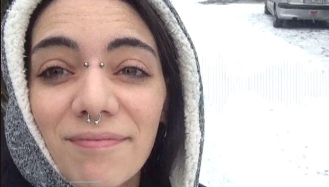 Imagen de María Jimena (izquierda) y Shaza, facilitada por su hermana.