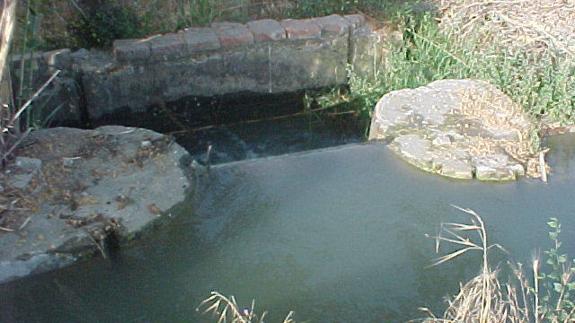 Acequia del sistema de regadío del Guadalhorce. 