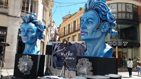 Una de las actividades preparadas en calle Larios.