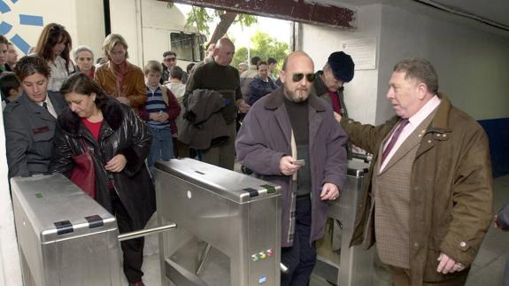 Tornos, en La Rosaleda