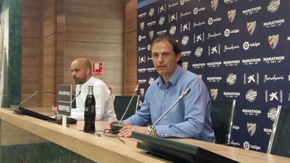 Arnau, durante la rueda de prensa. Vídeo: Pedro J. Quero