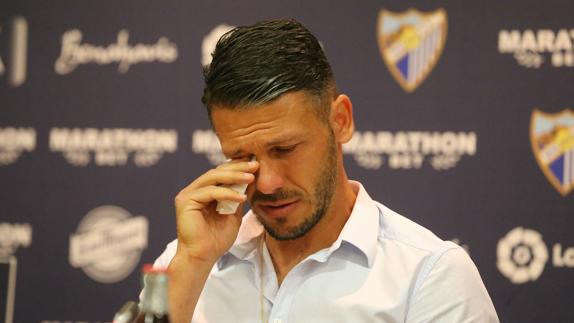 Demichelis, el día que anunció su retirada.