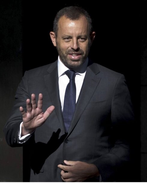 Sandro Rosell, expresidente del Barcelona. :: emilio naranjo. efe