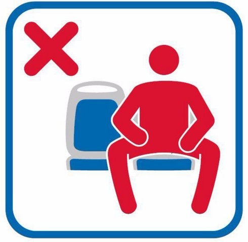 Madrid prohíbe a los hombres abrirse de piernas