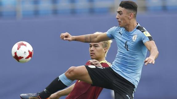 Semifinal del Mundial sub'20 entre Uruguay y Venezuela