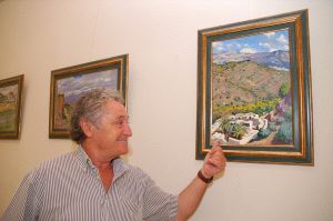 IMPRESIONISMO. Enrique Sánchez Leal reconoce su preferencia por la pintura al aire libre y los paisajes no urbanos. / EVA GUZMÁN