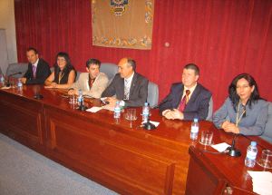 EQUIPO DE GOBIERNO. Foto de familia de los ediles de IU. / A. F.