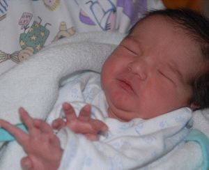 Nacimiento del hijo de Alfonso Escuadra