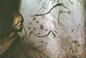 YEGUA. Una de las pinturas rupestres. / ARCHIVO CUEVA DE LA PILETA