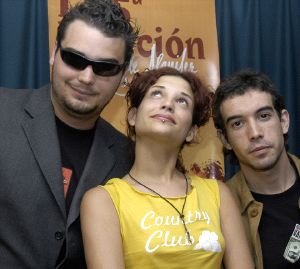 Ángel Reyero, junto a sus compañeros de 'La Quinta Estación'.