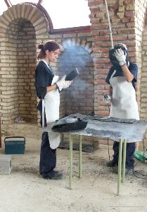 FORMACIÓN. Alumnos durante la primera fase del proyecto. / G. R.