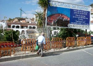 RECINTO. Imagen del aparcamiento de La Cañada del Ingenio. / E. C.