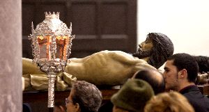 Solemne vía crucis del Cristo de la Fe en la Iglesia Mayor de La Palma