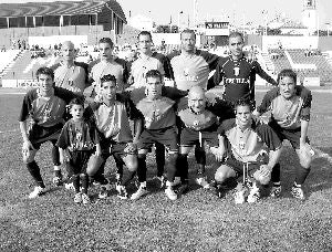 ONCE. Alineación titular de la U. D. Melilla frente al Real Betis B.  / AGUSTÍN GARCÍA