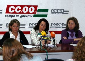 INFORME. Pilar García, Inmaculada Ortega y Araceli Triano analizaron ayer los datos. / GARCÍA TÉLLEZ