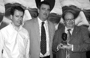 PRESENTACIÓN. A. Miranda, Amalio Jiménez y Jesús García. / P. S.