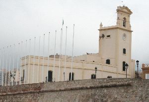 MUSEO. Las lluvias afectaron a la parte superior. / SUR