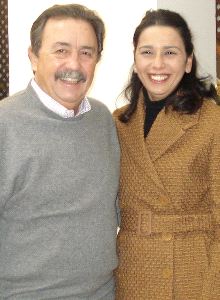 Samira Mizzian, satisfecha de su encuentro con Juan de Dios Román
