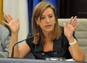 La regidora jerezana, Pilar Sánchez, ha convocado para el día 30 el pleno municipal. ::
C. ORTEGA