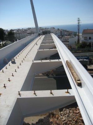 Imagen de la pasarela. ::
E. C.