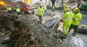 El temporal deja a Málaga con el agua al cuello
