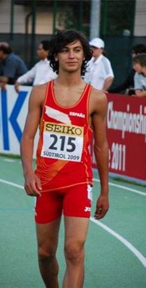 El atleta algecireño Alfonso Holgado bate el récord de España juvenil de 400 metros