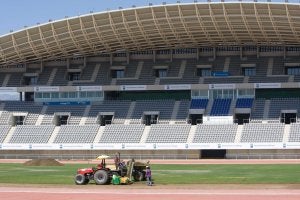 El estadio Ciudad de Málaga, que ya albergó la competición en 2005, en una imagen reciente. ::
ANTONIO SALAS