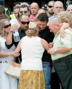 Palma despide al bombero muerto tras caerle un techo