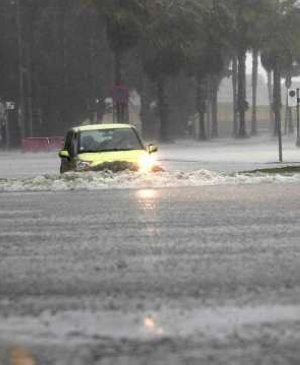 Inundaciones. El Parque Reina Sofía, el pasado sábado. ::
SUR