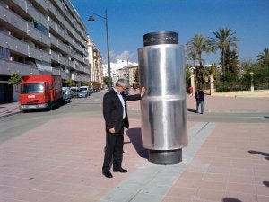 Uno de los soportes se ubica en la avenida Juan Carlos I. ::
M. P.