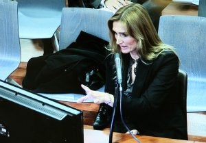 La exabogada del área de Urbanismo de Marbella, Raquel Escobar.:: Álvaro Cabrera