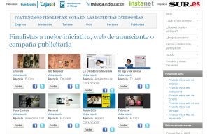 Se puede compartir el voto a través de las redes sociales. ::
SUR