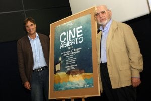 Caneda y Romero, ayer en el Albéniz. ::
ÁLVARO CABRERA