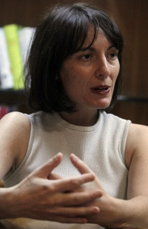 Grijalba es una apasionada de la música y dirige en Málaga el ciclo 'Poesía del rock'. ::
JUANJO GUILLÉN. EFE