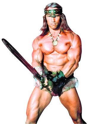 'Arnie' saltó a la fama con 'Conan, el bárbaro'.