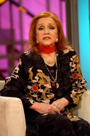 Linda Christian, durante una visita a España en 2005. ::
TESA
